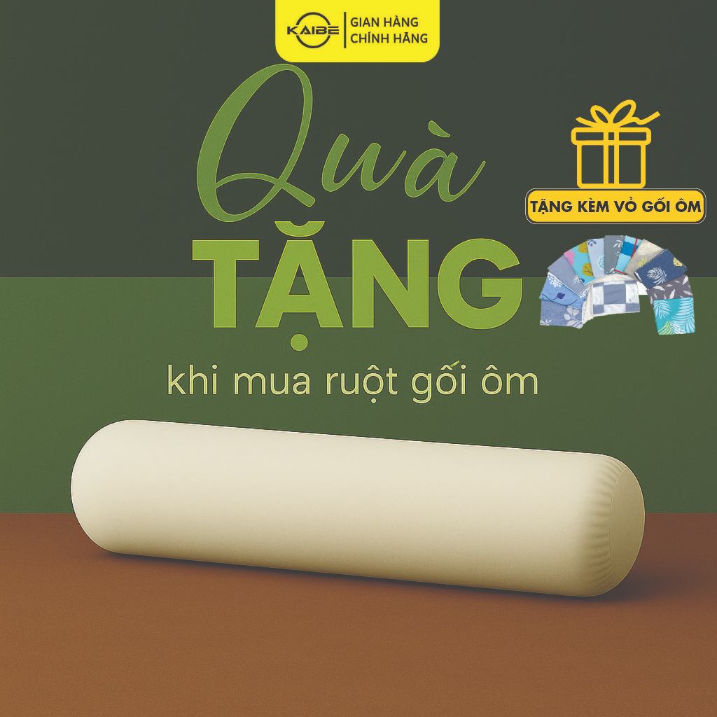 Gối Ôm Dài Người Lớn, Vỏ Gối Ôm Kéo Khóa (Tặng Kèm Mẫu Ngẫu Nhiên) | Gối Ôm, Ruột Gối Ôm KaiBe