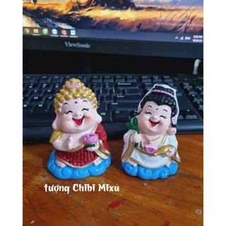 TƯỢNG CHIBI QUAN ÂM HÀNG CHUẨN 9CM
