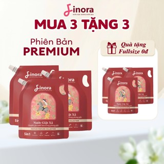   MUA 3 TẶNG 3  Nước Giặt Xả Finora Phiên Bản Premium Mỗi Túi 1 Lít Hương Nước Hoa Cao Cấp 