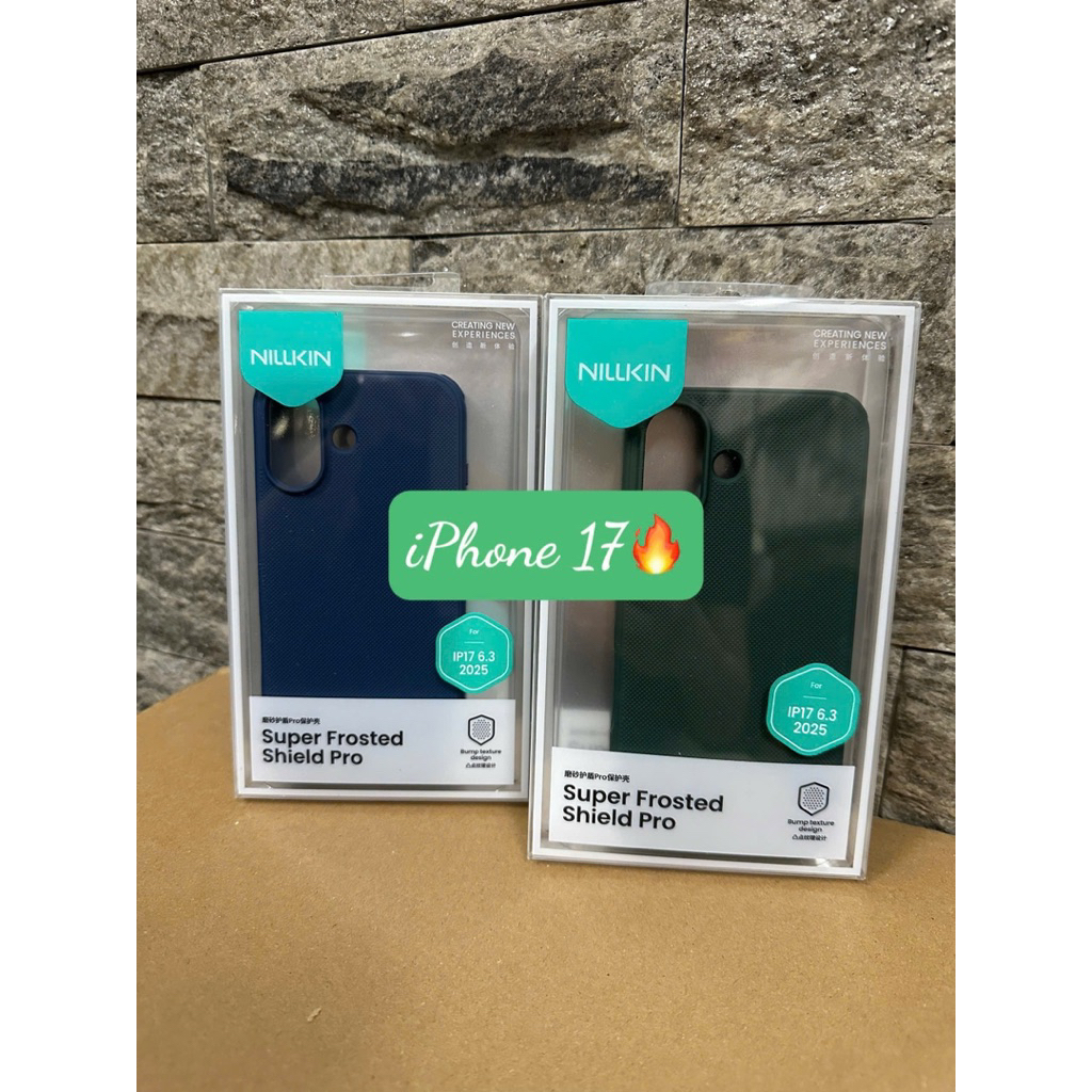 Ốp Nillkin Froster Shield sần viền mềm dành cho  ip 17/ ip 17 pro/ ip 17 Air/ ip 17 pro max