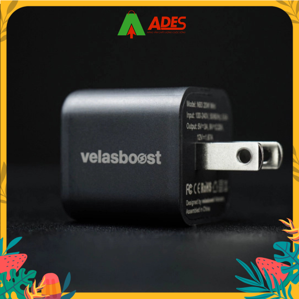 ✔️Củ sạc nhanh Velasboost N93 20W Mini✔️Hàng Chính Hãng✔️Bảo Hành 12 Tháng✔️
