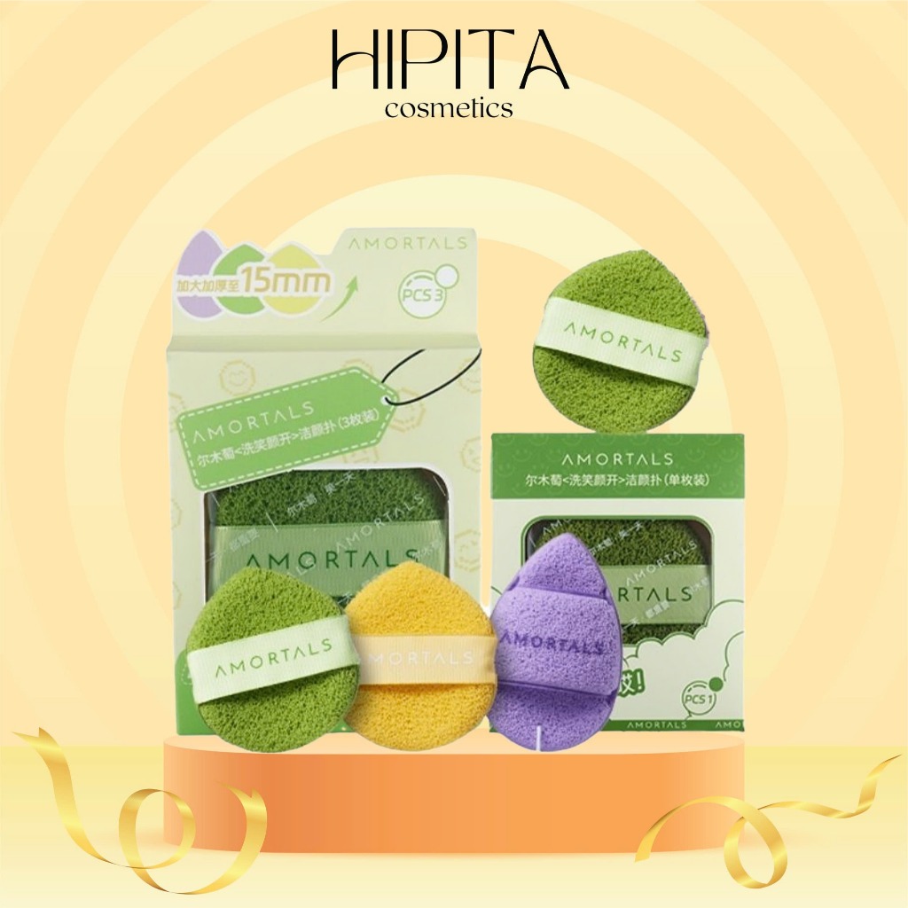 Bông rửa mặt bọt biển Amortals