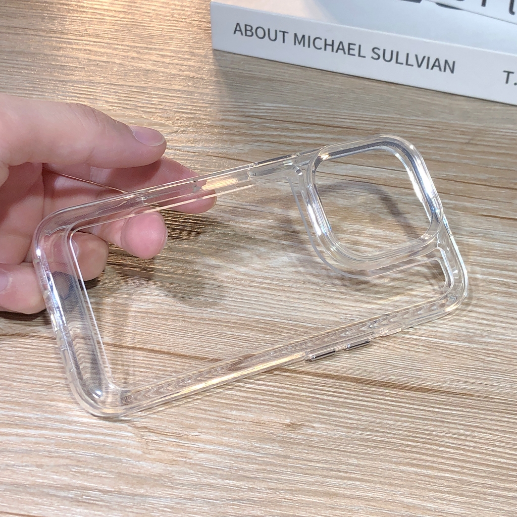 Ốp lưng điện thoại chống sốc trong suốt cho nhiều dòng iphone