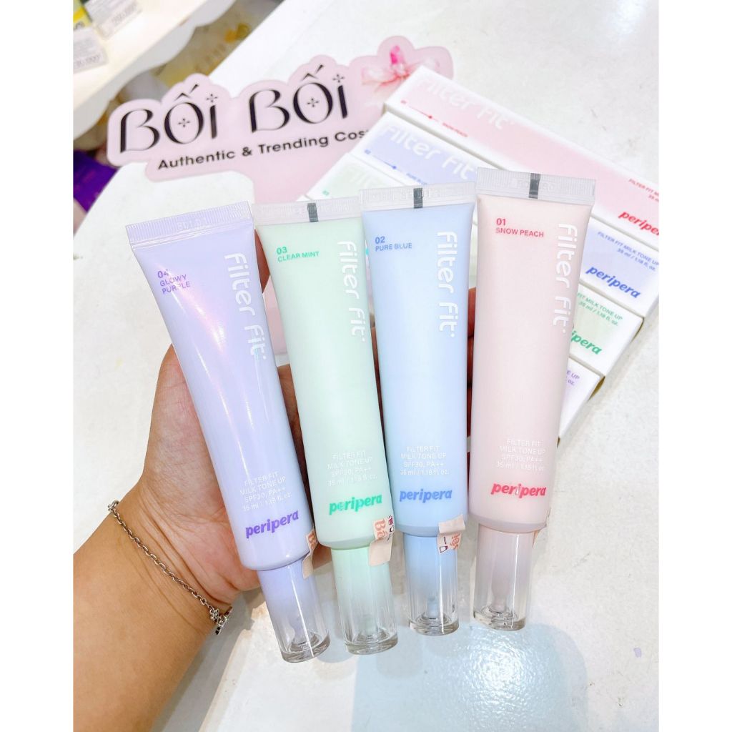 (GIAO SIÊU TÔC 4 GIỜ) Kem lót Peripera Filter Fit Milk To Tone Up SPF30 PA++