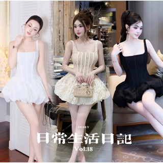   GIÁ MỞ BÁN   CÓ MÚT   3 MÀU   TẶNG QUẦN  ĐẦM 2 DÂY REN TÙNG BÍ KÈM QUẦN  100% MY TRÀ MAY  