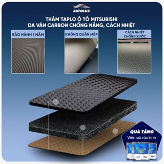 Thảm Taplo Mitsubishi Da Vân Carbon Cao Cấp Chống Nắng, Cách Nhiệt Chuẩn Xe – AUTOLUX