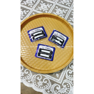 Kẹp mái bóp đen vuông 1 cặp ( 2 cái)