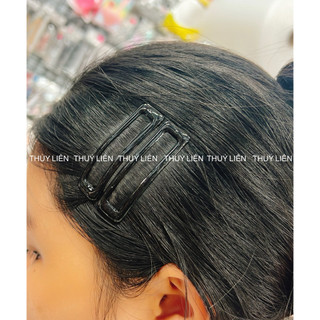 Kẹp mái bóp đen vuông 1 cặp ( 2 cái)