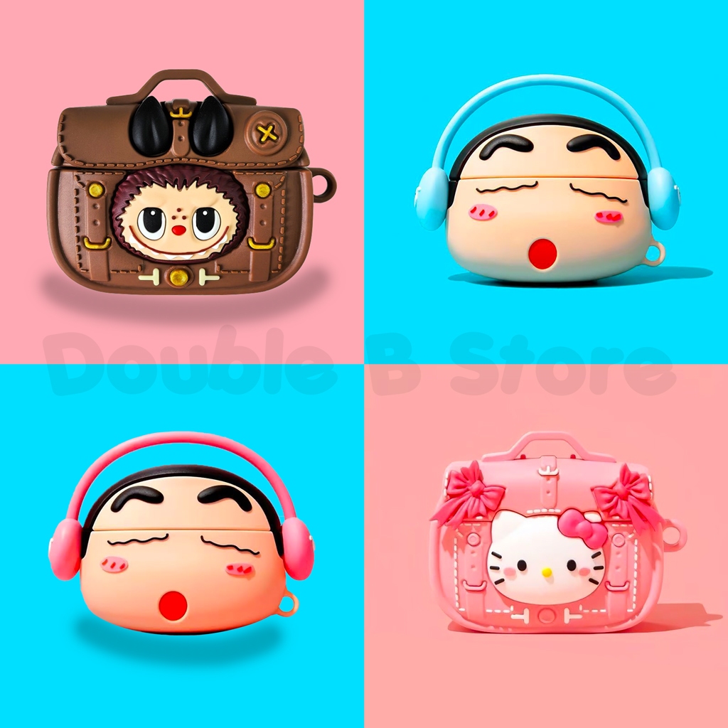 ốp airpod 4 3 Pro/Pro2 dễ thương - vỏ tai nghe airpod cute - ốp tai nghe airpod - hỏa tốc