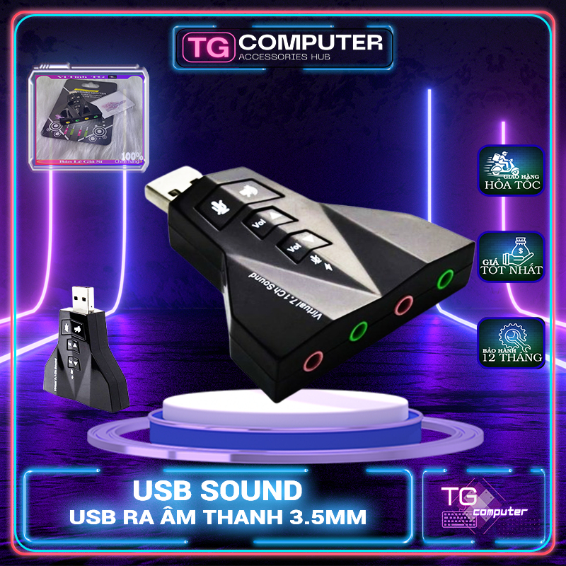 USB ra Sound 7.1 âm thanh chuẩn