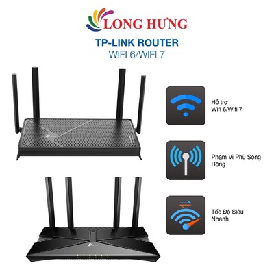 Router Wifi 6/Wifi 7 TP-Link Archer AX73/Archer AX53/Archer AX12/Archer AX55 Pro/Archer BE230 - Hàng chính hãng