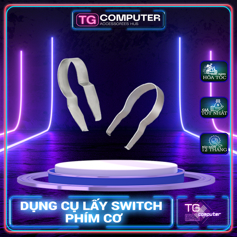 Dụng cụ tháo nút và công tắc nóng bàn phím cơ Switch Puller | Key Puller
