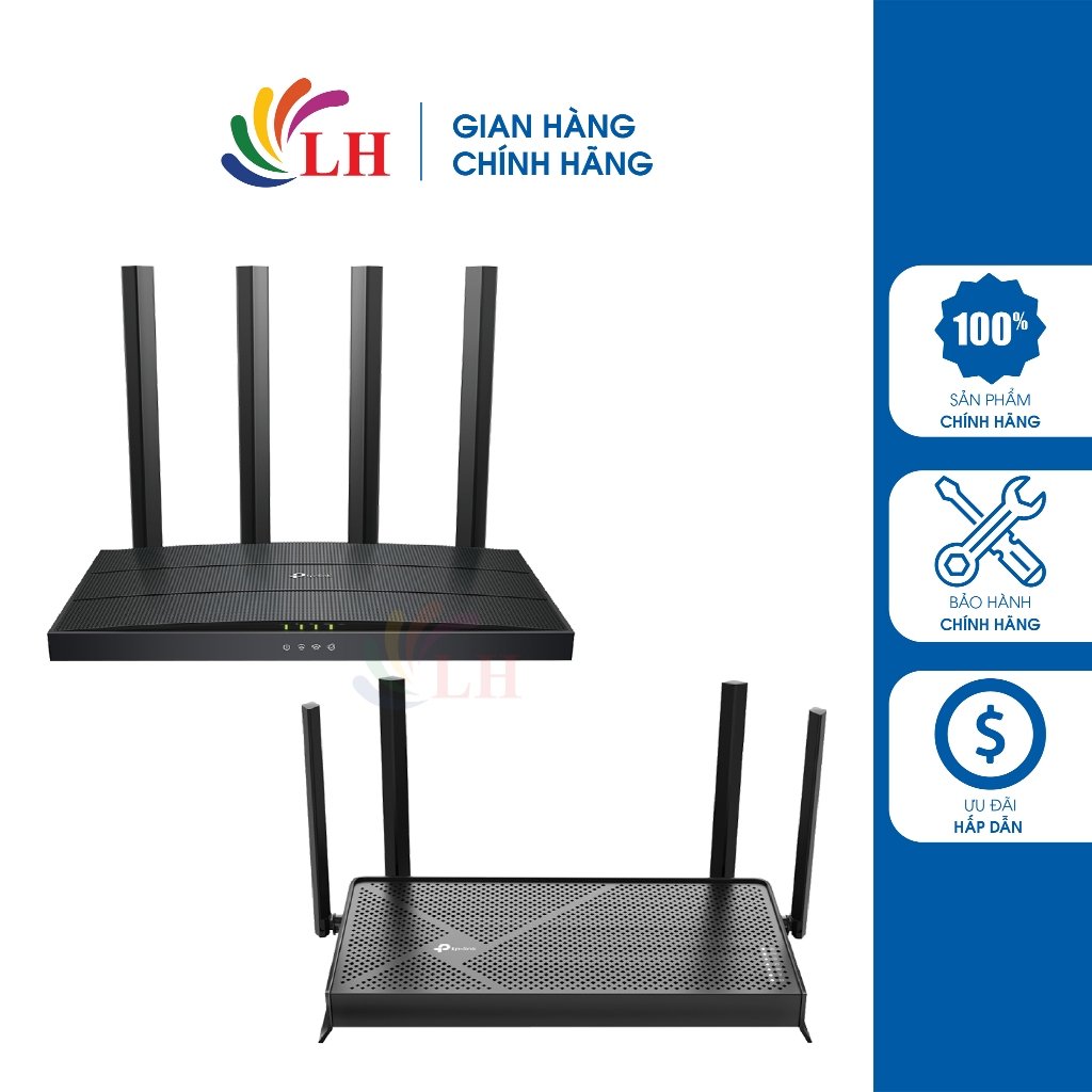Router Wifi 6/Wifi 7 TP-Link Archer AX73/Archer AX53/Archer AX12/Archer AX55 Pro/Archer BE230 - Hàng