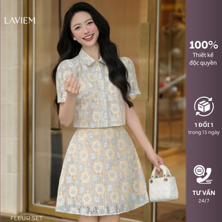  LAVIEM - Set áo croptop và chân váy ngắn - Fleur Set  áo và chân váy rời  