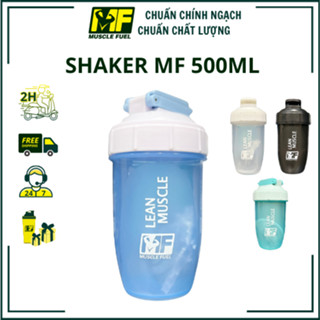 Bình lắc ( Shaker) Muscle Fuel 500ml có con lắc lò xo, nhiều màu độc đáo .