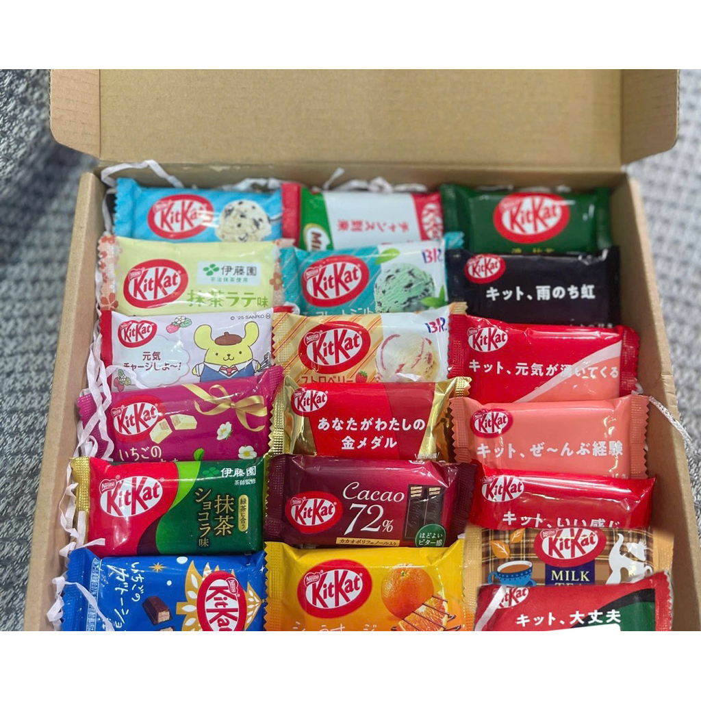 Box mix KitKat đủ vị Nhật