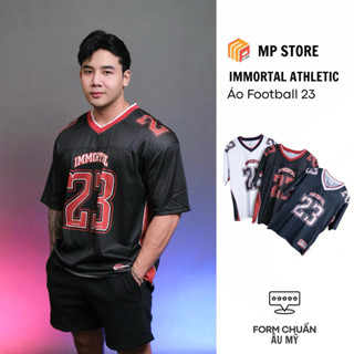 Áo Jersey Bóng Bầu Dục Unisex IMMORTAL 23 Vải Lưới Thoáng Mát Local Brand 2025