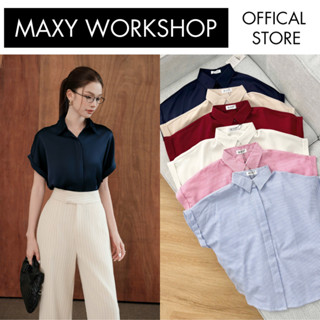 Áo sơ mi nữ công sở ngắn tay Sleeve shirt Maxy Workshop