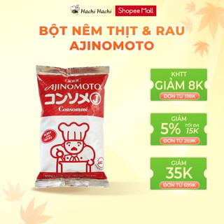 Bột nêm chiết xuất thịt & rau Ajinomoto Consomme 500g (Nấu nước dùng) - Hachi Hachi Japan Shop