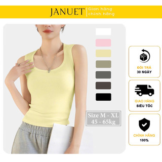  Áo Ba Lỗ Nữ Cotton Co Dãn Thấm Hút Mồ Hôi Januet  CÓ BIG SIZE  JB08 