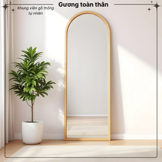  Gương Toàn Thân Khung Viền Gỗ 