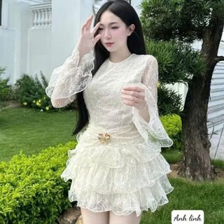 đầm sát nách,váy jean bigsize viền bèo phối khuy A85(Z1)