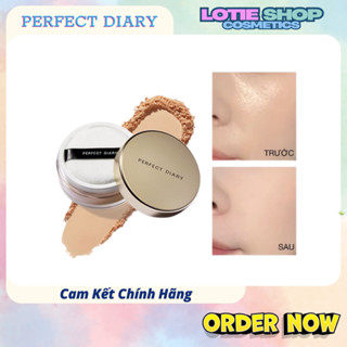 Phấn phủ kiềm dầu Artmiss/ PERFECT DIARY dạng bột chống nước lâu trôi mềm mịn nhẹ nhàng