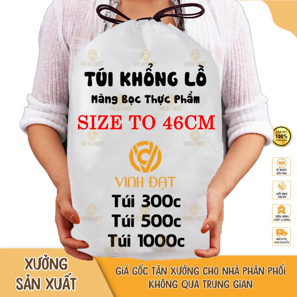 Size To 46CM - Màng Bọc Thực Phẩm Bo Chun Co Giãn TÚI KHỔNG LỒ  - Vinh Đạt
