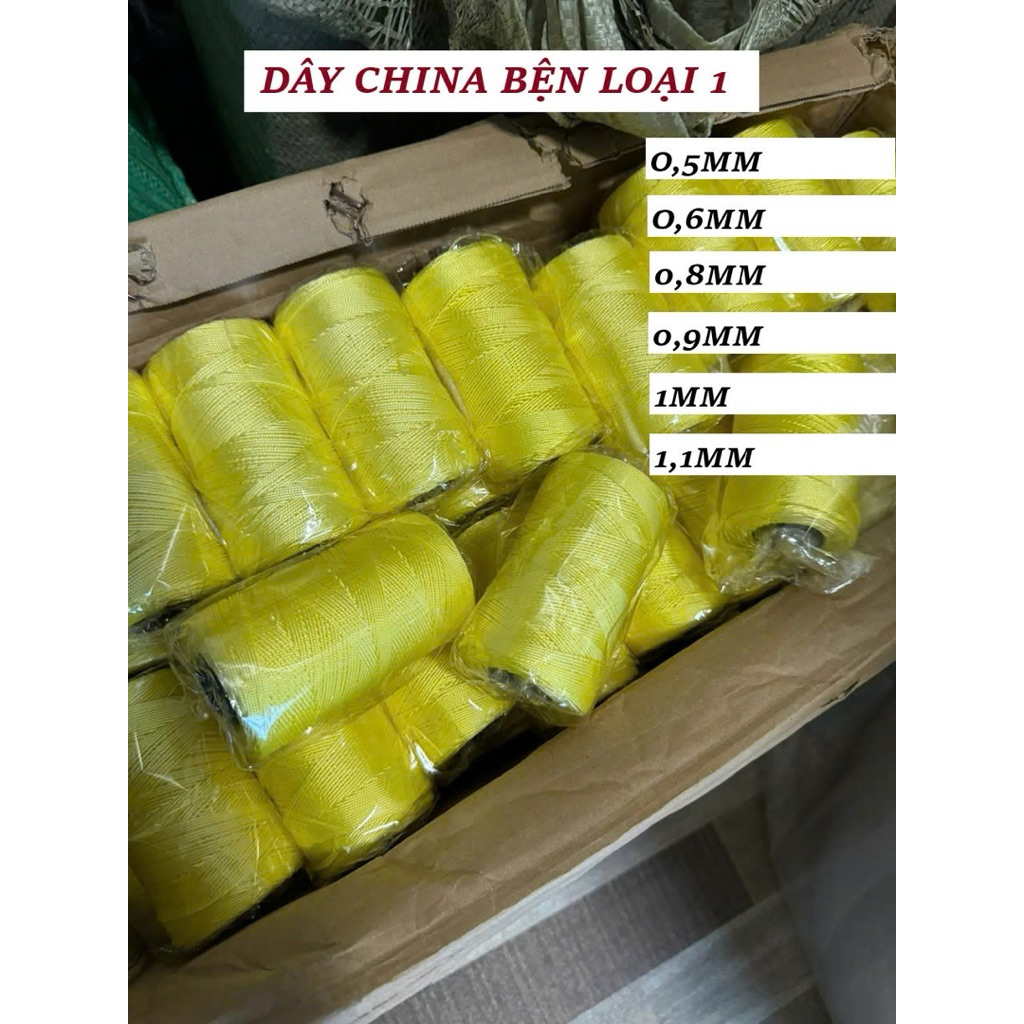 Dây dù CHINA để thả diều hay quấn pass size : 0,2-0,8-0,9-1li-1.1li