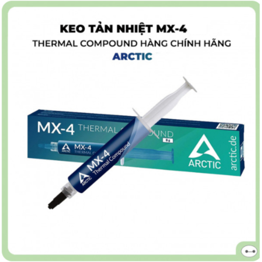 Keo Tản Nhiệt MX4 20g – Dễ Bôi, Dẫn Nhiệt Tốt, Tuổi Thọ Lâu