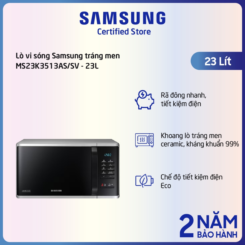 Lò vi sóng Samsung Dòng Vi Sóng (MS23K3513AS)