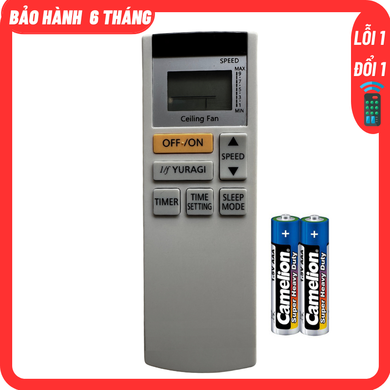 Điều Khiển Quạt Trần KDK Panasonic Loại Tốt, Kèm Pin. Remote Quạt Trần KDK Panasonic