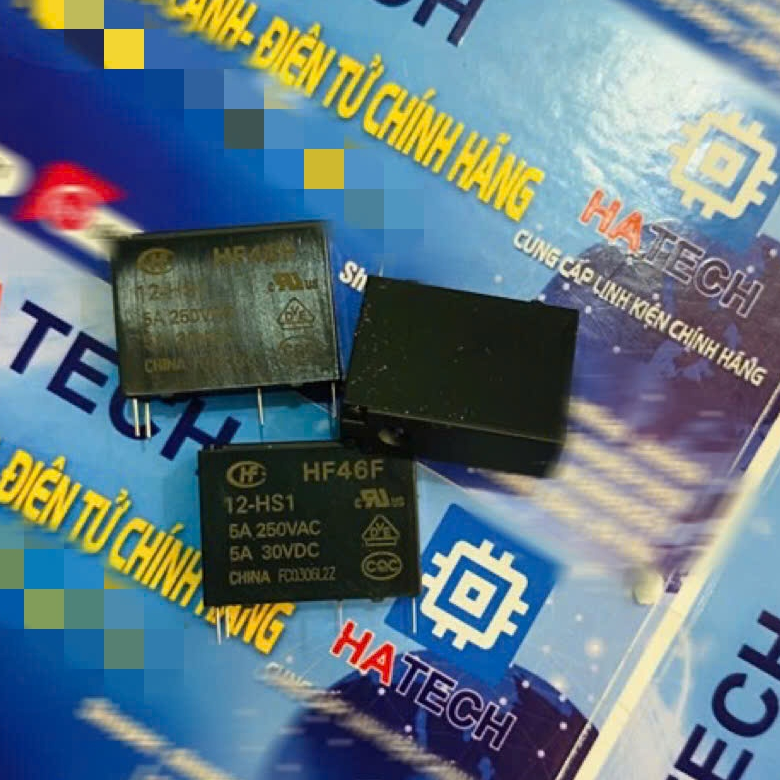 Linh kiện Chuyên Dụng Relay HF46F-12-HS1 HF46F Relay 12V 5A 250VAC 4 chân