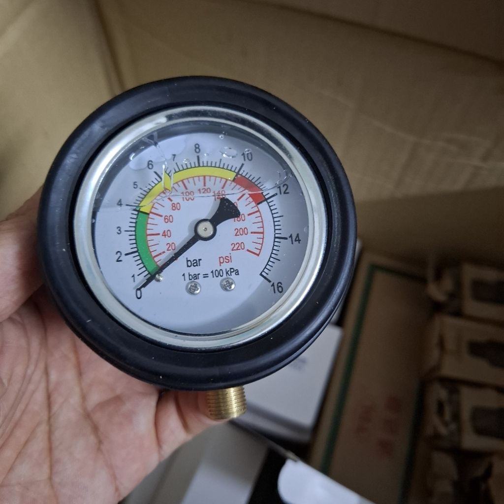 Đồng hồ cân lốp ô tô, xe máy áp đo 16bar