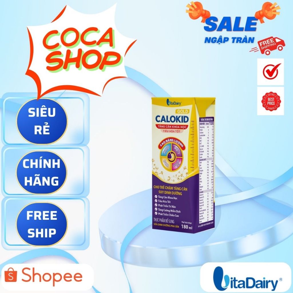 Sữa bột pha sẵn Calokid 110ml (date 2-12-2025 ) - Hàng Chính Hàng - Giá tốt nhất