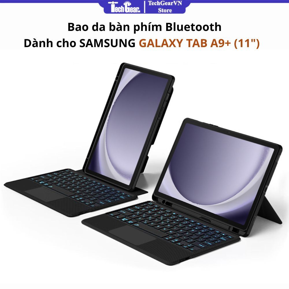 Bao da bàn phím Bluetooth dành cho Samsung Galaxy Tab A9+/A9 Plus (11")