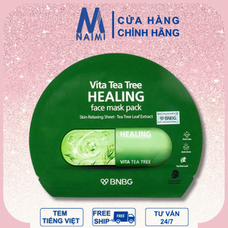  Mặt nạ thải đôc giảm mụn chiết xuất tràm trà BNBG Vita Tea Tree Healing Face Mask Pack 30ml 