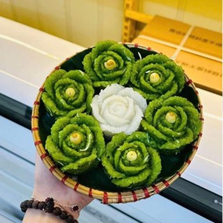 Khuôn silicon hoa hồng ấn xôi ( hàng đẹp dầy loại 1) có đủ cỡ to nhỏ,Khuôn hoa trà làm xôi , hoa 7 cánh đẹp