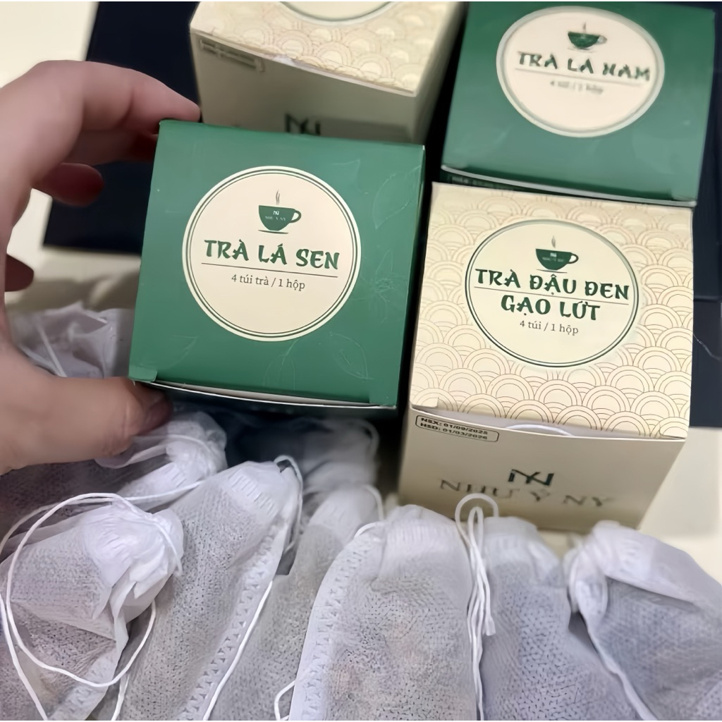 Hộp trà mix 4 vị. Gồm 4 hộp mini 16 túi lọc trà tiện lợi