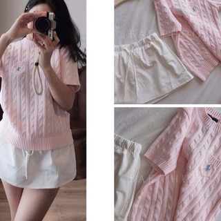 ( HÀNG QC - SẴN ) Áo Len Thừng PolOo Thêu Ngựa Hồng