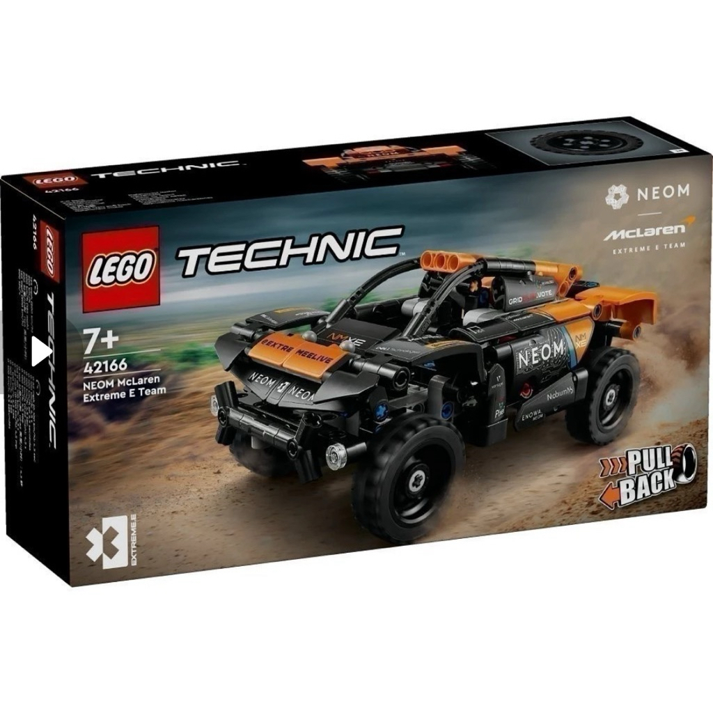 LEGO TECHNIC 42166 Đồ chơi lắp ráp Xe đua địa hình NEOM McLaren Extreme E (252 chi tiết)