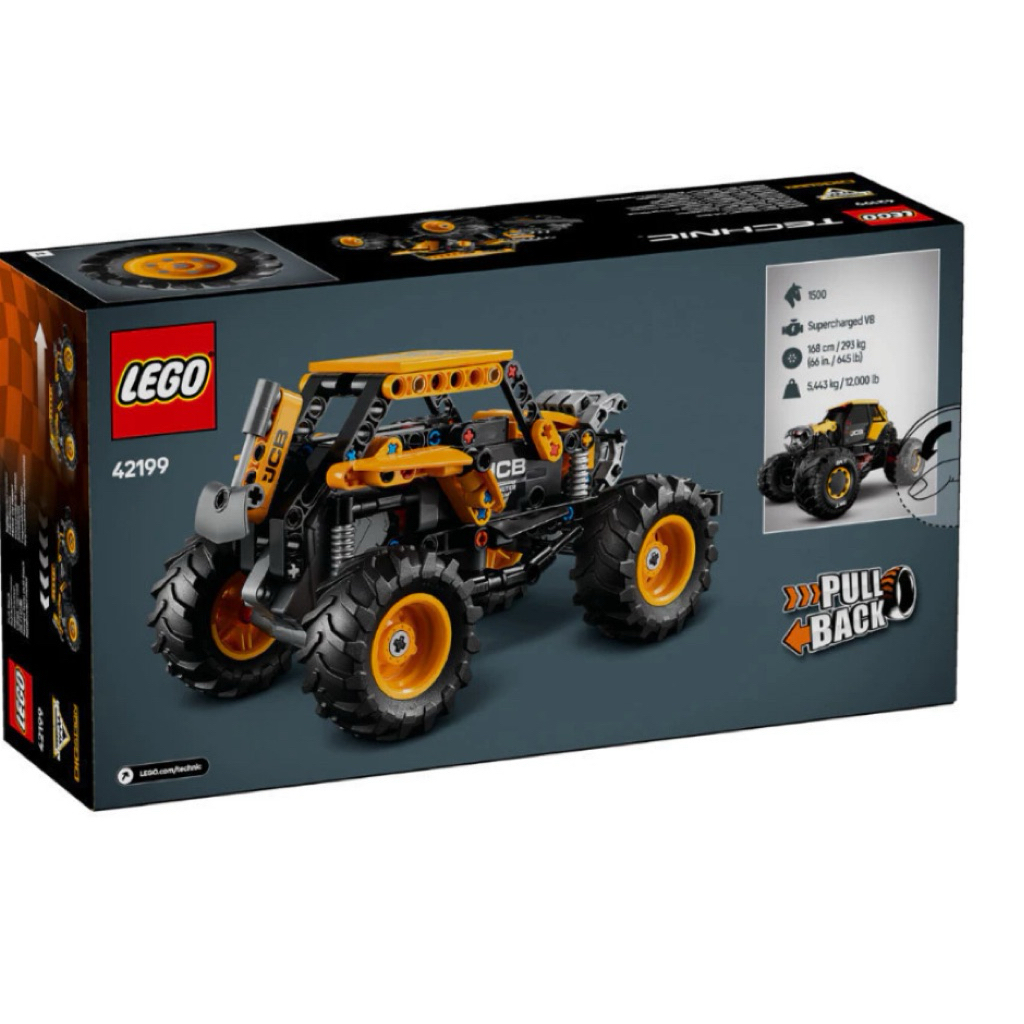 LEGO TECHNIC 42199 Đồ Chơi Lắp Ráp Xe Monster Jam-DIGatron (218 Chi Tiết)