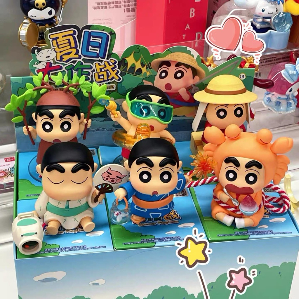 Blind Box Chính Hãng TOPTOY Mô Hình Crayon Shin-chan Summer Wars Series