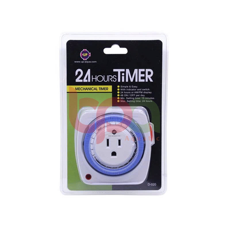 TIMER UPAQUA HẸN GIỜ CƠ TẮT MỞ ĐÈN CO2 24H CÀI ĐẶT TIỆN LỢI CHO HỒ CÁ THỦY SINH