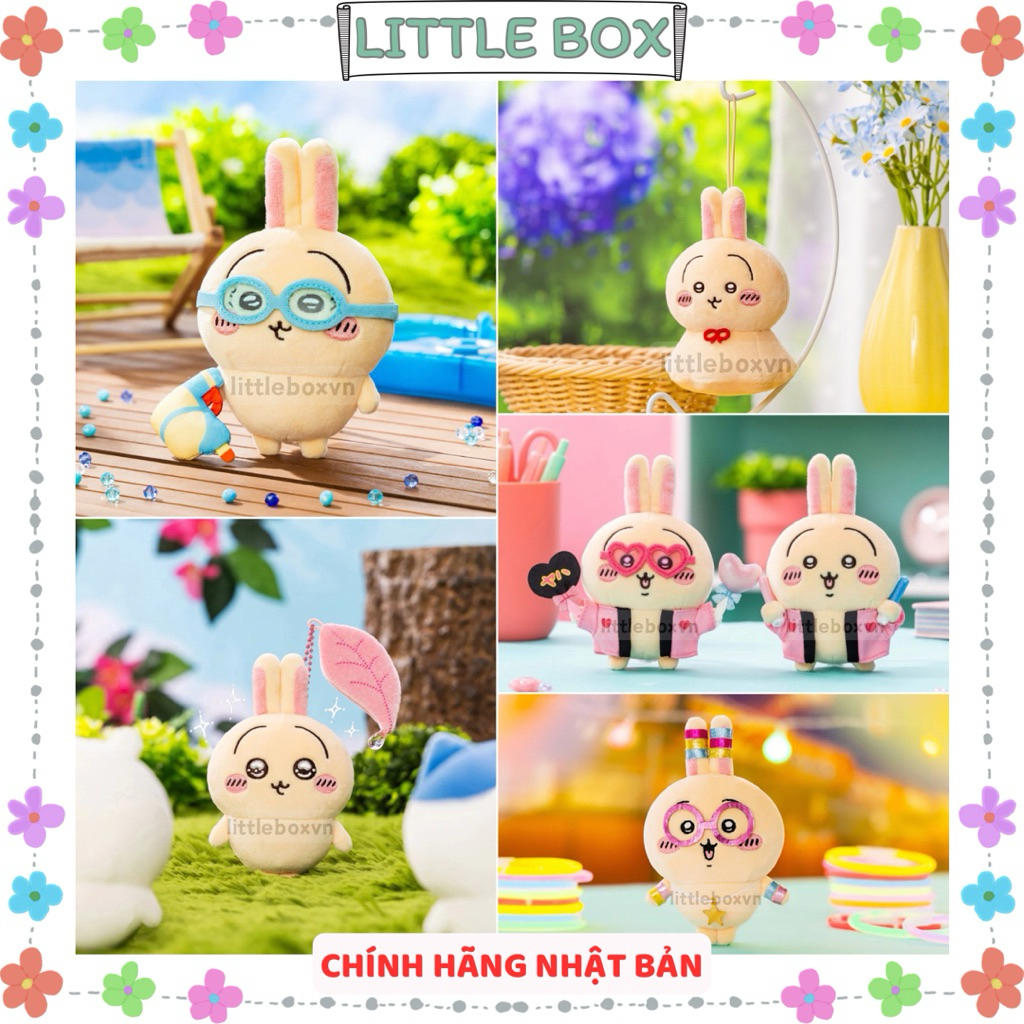 [Chính hãng Nhật - Sẵn] Móc khoá bông Usagi - Usagi Mascot Plush Keychain