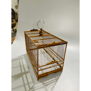  khung lồng tập lực nan trúc -cap Kích thước: dài-rộng-cao: 50-25-30 Nuôi chim khuyên hoàng yến hút mật 