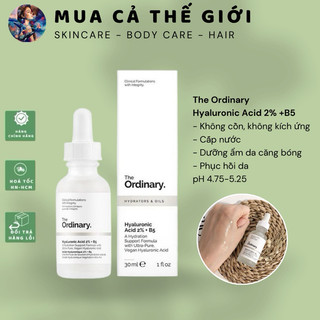   Bill Us  The Ordinary Hyaluronic Acid 2% + B5 phục hồi da cấp ẩm - Serum B5 làm dịu da The Ordinary 