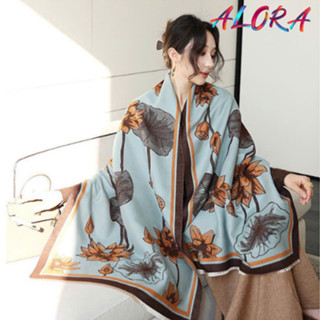 Khăn Dạ Choàng Cổ Nữ CAO CẤP - khăn quấn cổ dạ dày quàng giữ ấm mùa đông họa tiết trơn , caro , hoa , kẻ sang chảnh - LA