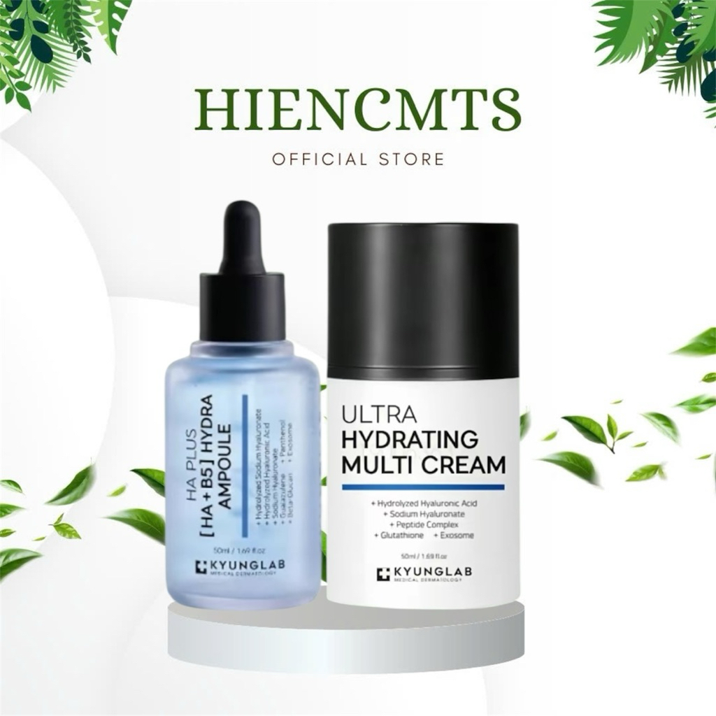 Combo Serum và kem dưỡng B5 HA kyunglab 50ml -làm đẹp da Cho nữ