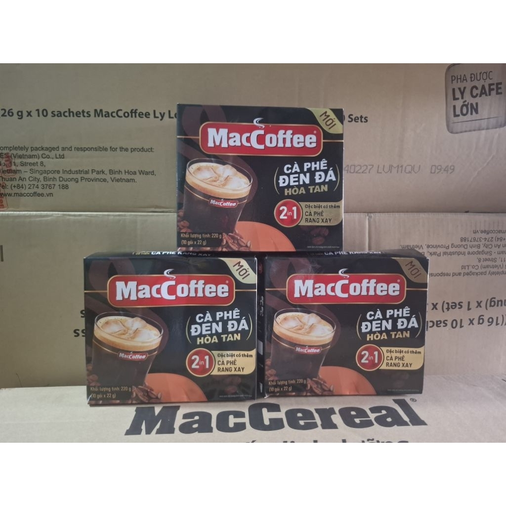 combo 3 hộp đen MacCoffee